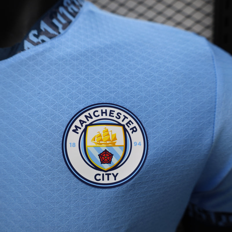 Camisa Manchester City Home 24/25 - Puma Jogador Masculina - Lançamento