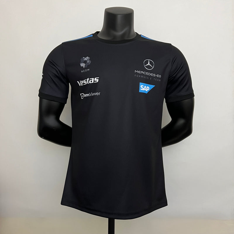 Camisa Fórmula 1 - Mercedes Bens- SAP Preta 2022