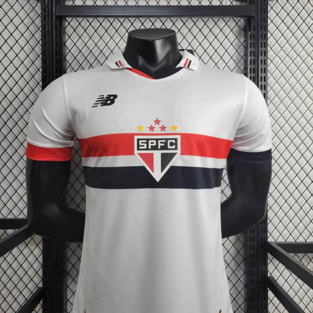 Camisa São Paulo Home 24/25 - New Balance versão jogador masculina - Lançamento