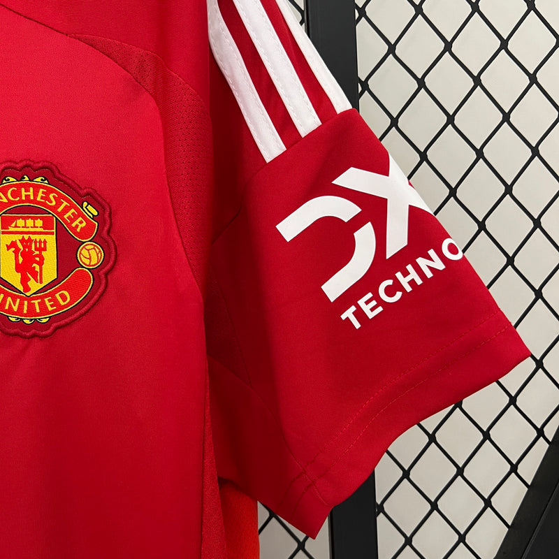 Camisa Manchester United Titular 24/25 - Versão Torcedor - Lançamento