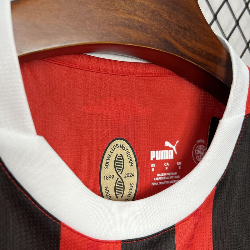 Camisa Milan Home 24/25 - Puma Torcedor Masculina - Lançamento