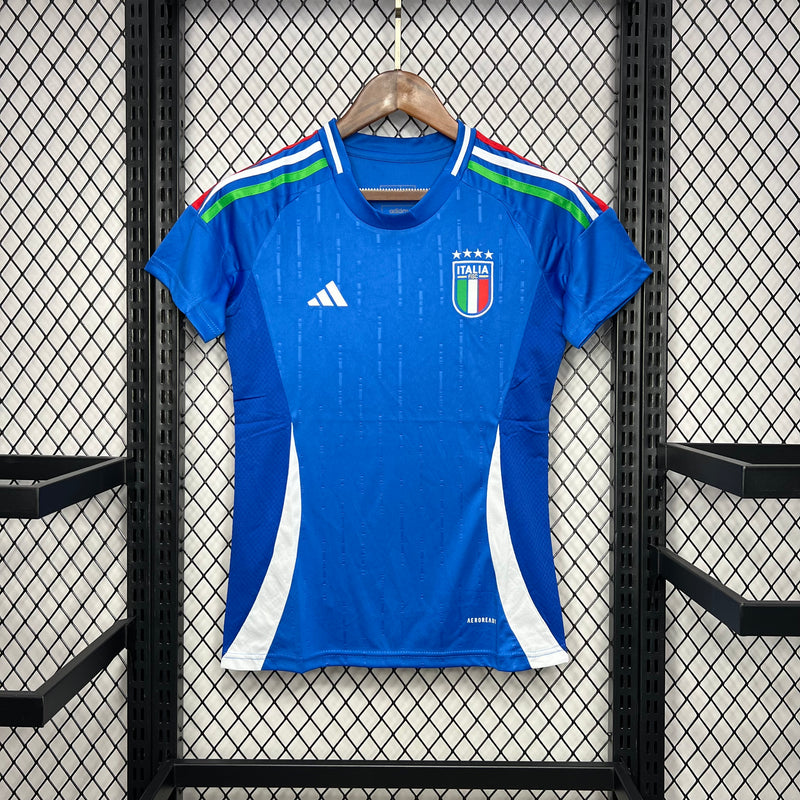 Camisa Itália Titular 24/25 Adidas - Versão Feminina - Lançamento