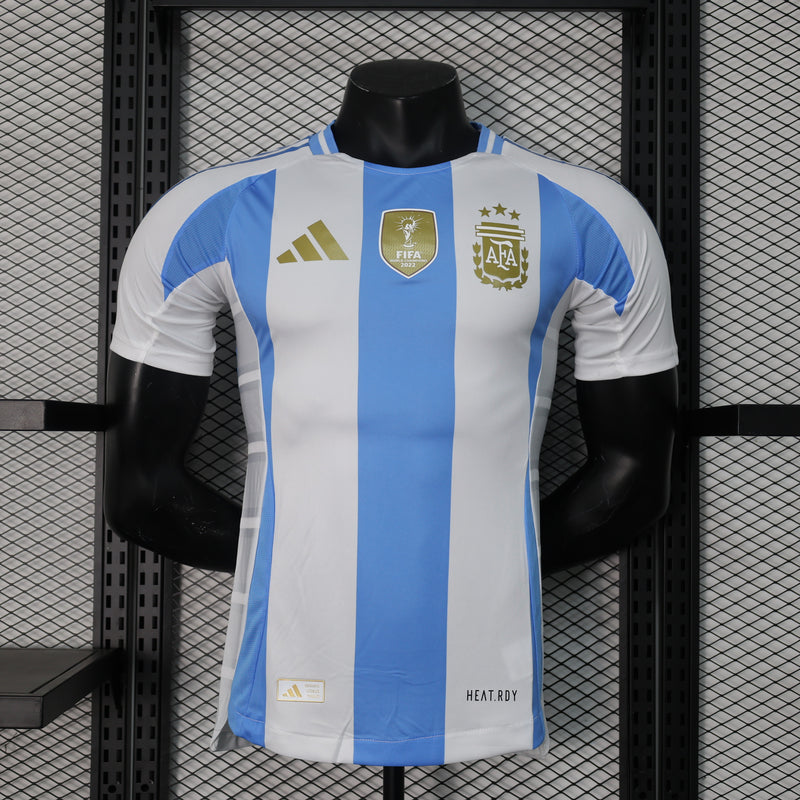 Camisa Argentina Home 24/25 - Adidas versão jogador masculina - Lançamento