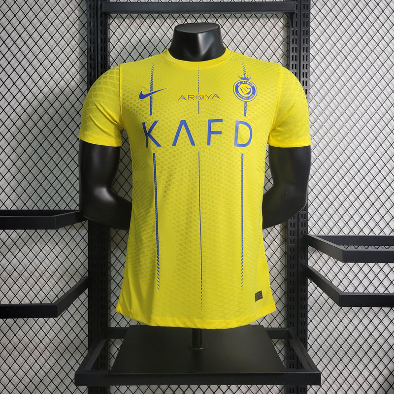 Camisa Al Nassr Home 23/24 - Nike Jogador Masculina - Lançamento