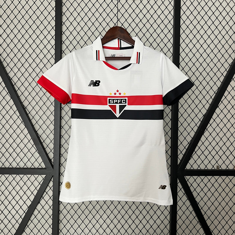 Camisa São Paulo Home 24/25 - Adidas Feminina - Lançamento