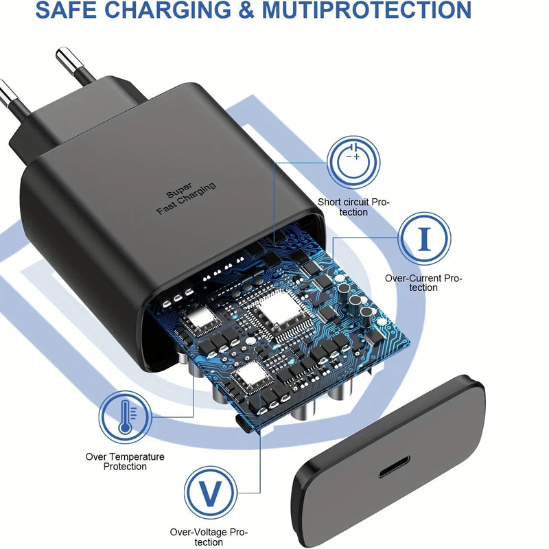 Carregamento Rápido USB Tipo C - Cabo 45W PD - Carga Rápida 3.0 - Galaxy Plus  Samsung