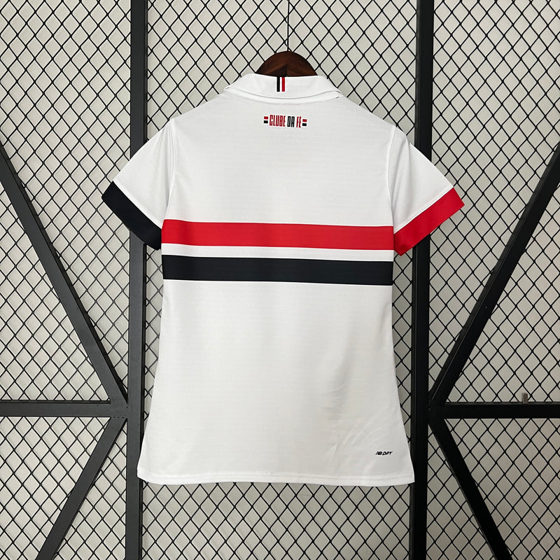 Camisa São Paulo Home 24/25 - Adidas Feminina - Lançamento