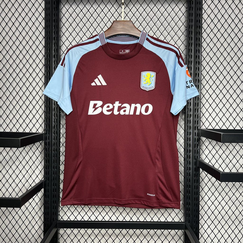 Camisa Aston Villa Titular 24/25 - Versão Torcedor