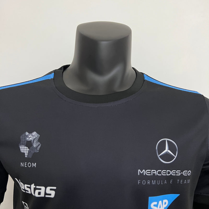 Camisa Fórmula 1 - Mercedes Bens- SAP Preta 2022