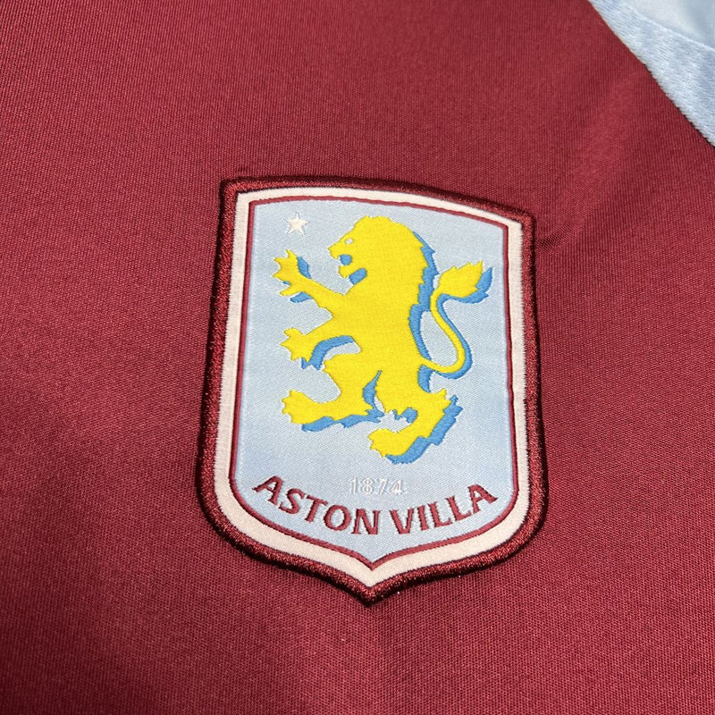 Camisa Aston Villa Titular 24/25 - Versão Torcedor