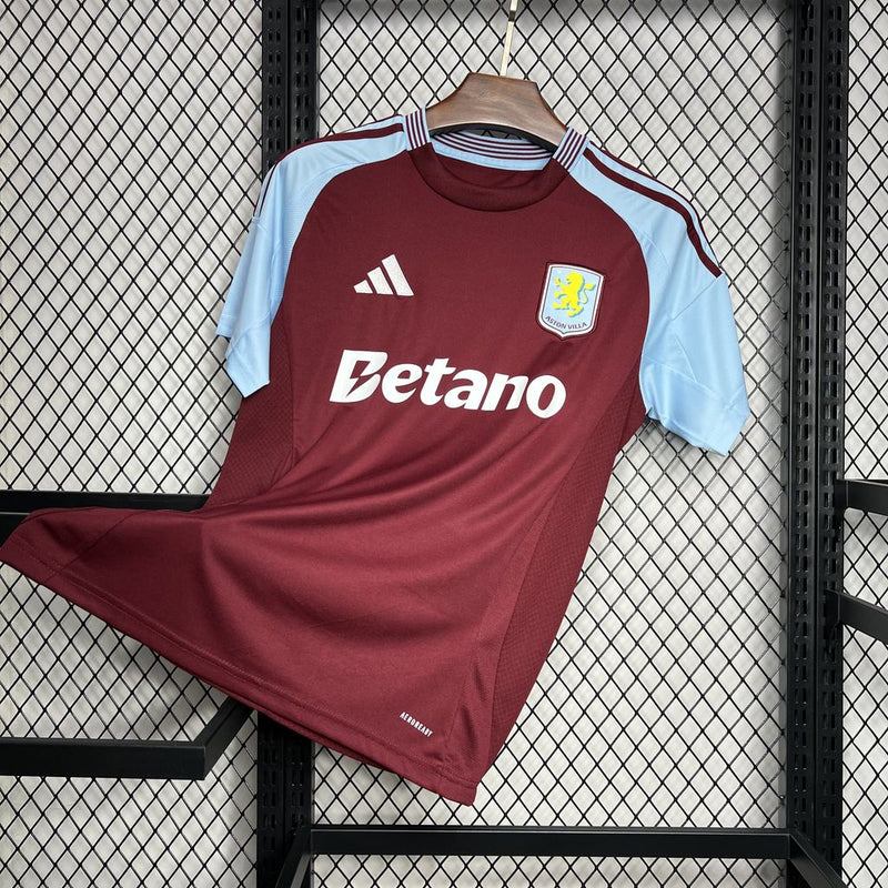 Camisa Aston Villa Titular 24/25 - Versão Torcedor - Lançamento